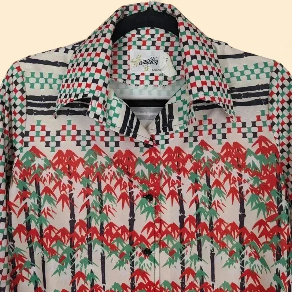 V. Hamilton Long Sleeve Retro Shirt - Picture 3 of 6